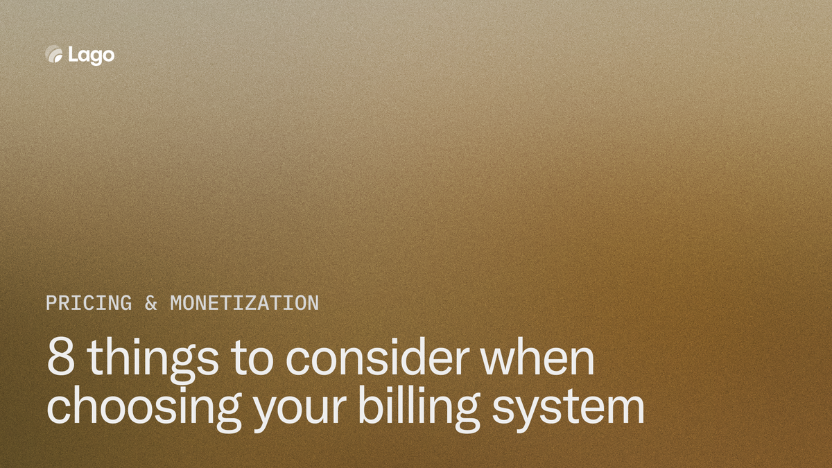 8 things to consider when choosing your billing system