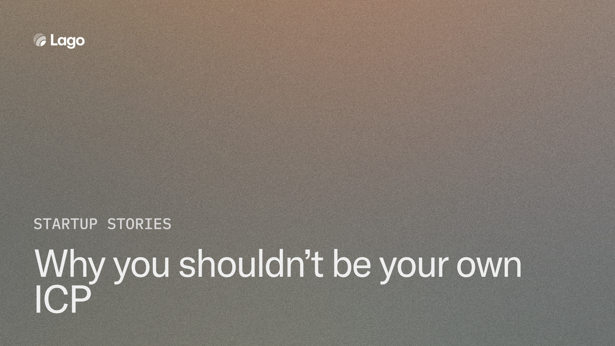 Why you shouldn't be your own ICP (we aren't)