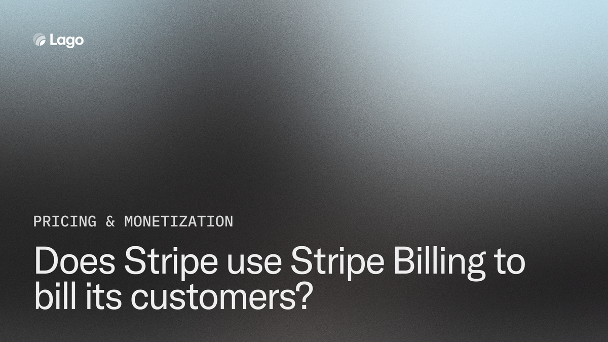 Does Stripe use Stripe Billing to bill its customers?