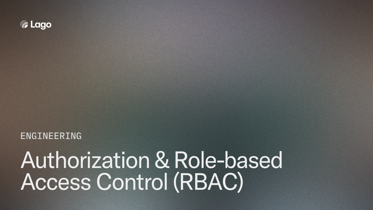 Authorization & Role-based Access Control (RBAC)