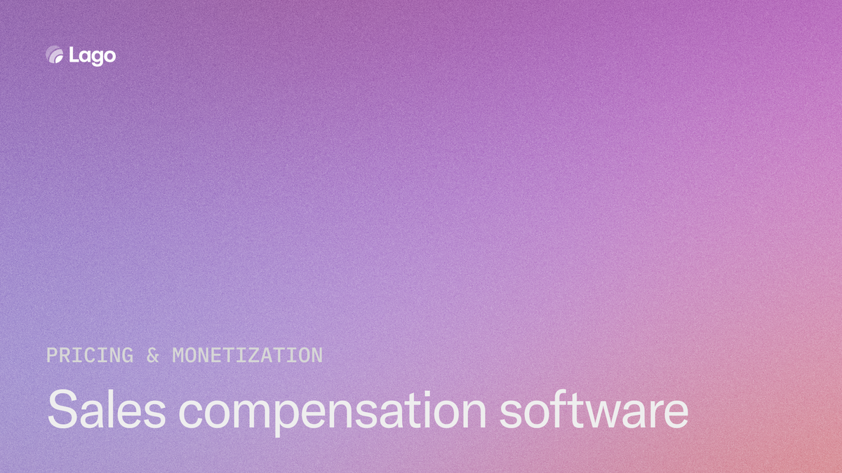 Sales compensation software