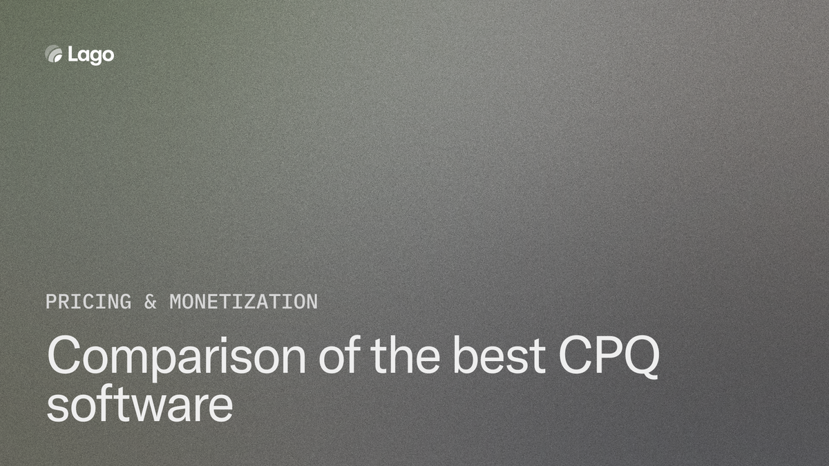 Comparison of the best CPQ software