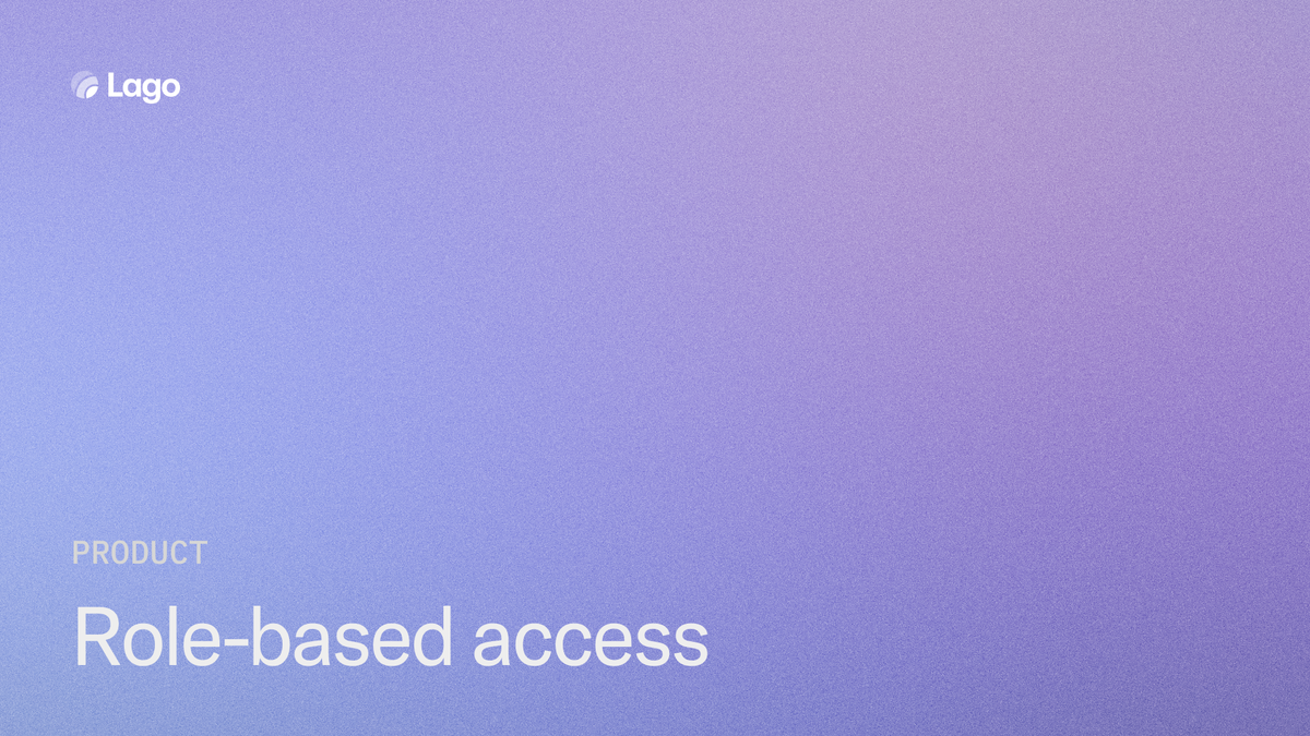 Role-based access: billing as a workflow