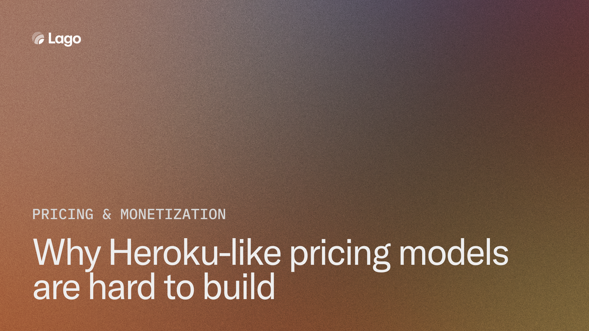 Why Heroku-like pricing models are hard to build