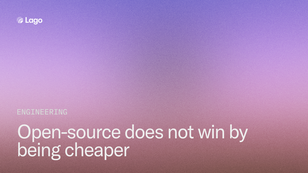 Open-source does not win by being cheaper
