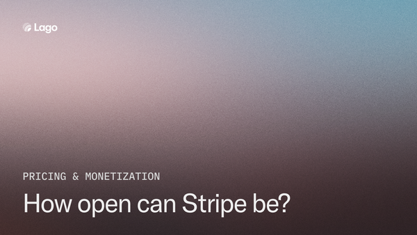 How open can Stripe be?