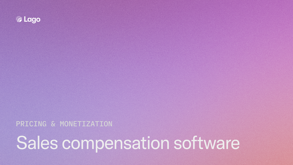 Sales compensation software