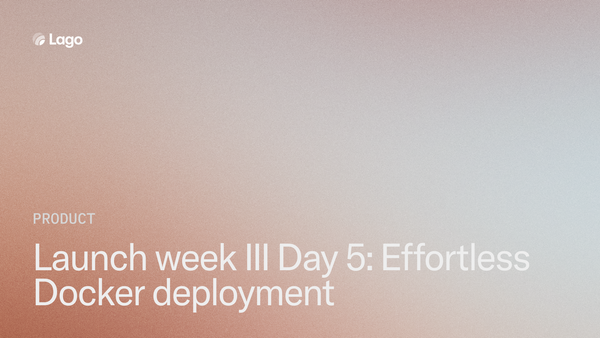 Launch Week III Day 5: Effortless Docker deployment in a single command