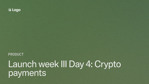 Launch Week III Day 4: Crypto payments are now available