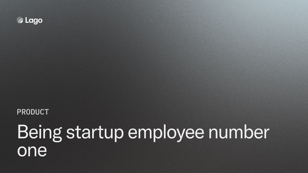 Being startup employee number one
