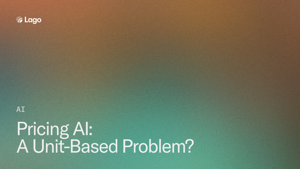 Pricing AI: A Unit-Based Problem?