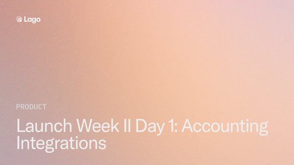 Launch Week II Day 1: Accounting Integrations